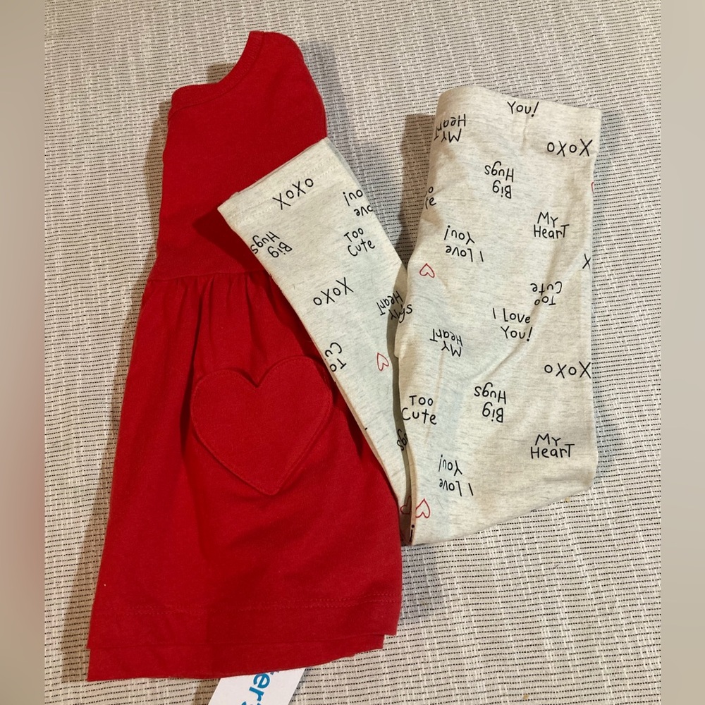 Two Piece Heart Outfit. 3T NWT - Picture 6 of 6